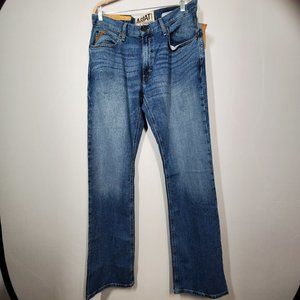 Ariat M4 Low Rise Boot Cut Blue Jeans Men's Size 34x36 NWOT